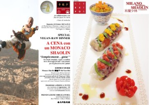 A CENA CON UN MONACO SHAOLIN -- MiS 2015