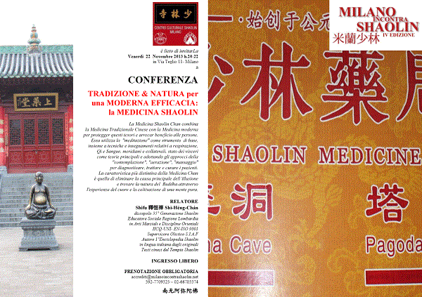 CONFERENZA-MEDICINA SHAOLIN