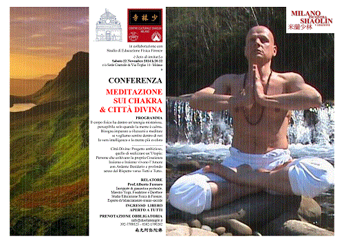 CONFERENZA MEDITAZIONE & CITTA' DIVINA - MiS 2014