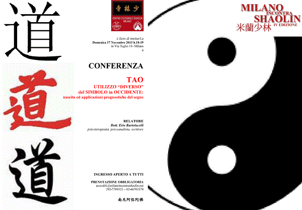 CONFERENZA - TAO