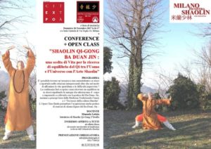 OPEN CLASS SHAOLIN QI-GONG - MiS 2017