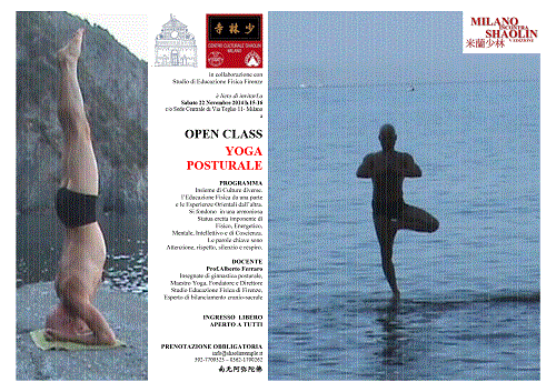 OPEN CLASS YOGA POSTURALE MiS 2014