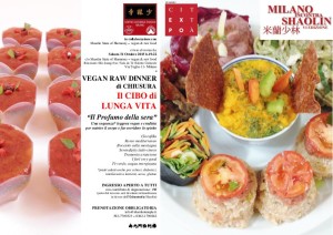 VEGAN RAW DINNER CHIUSURA - MiS 2015