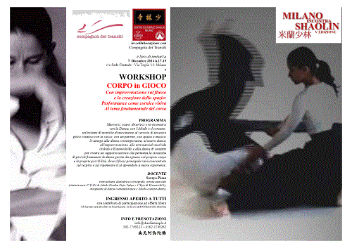 WORKSHOP - CORPO IN GIOCO - MiS 2014